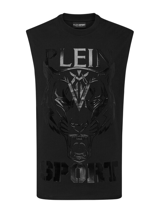 Plein Sport Plein Sport Tank top 10159 Czarny Regular Fit
