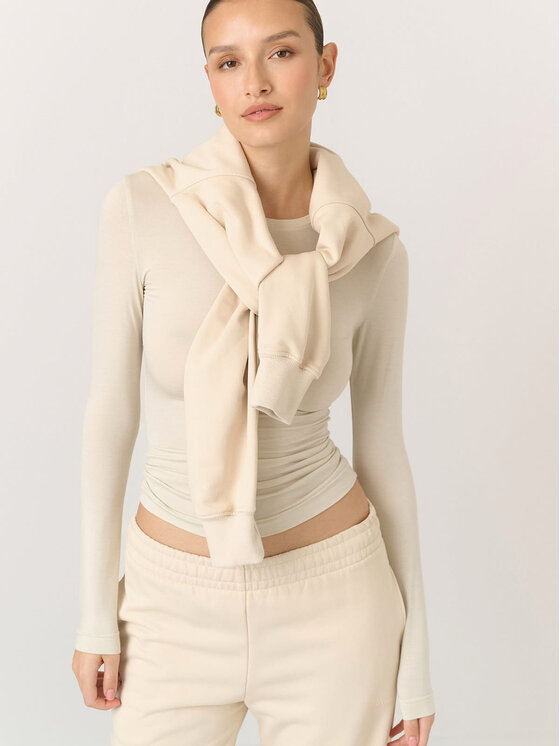 La Mania La Mania S dlhými rukávmi SONIA Biela Classic Fit