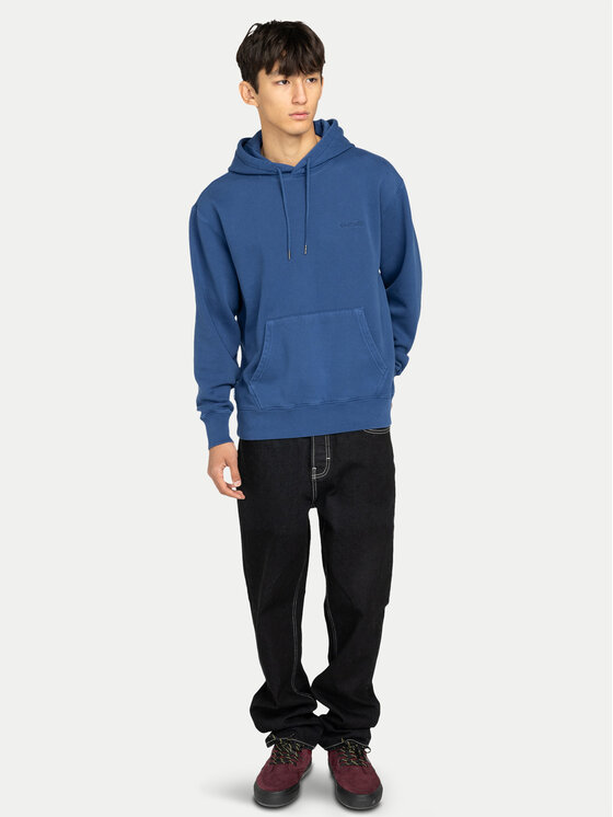Element Element Суитшърт Lowcase Pigment Po ELYFT00173 Син Relaxed Fit
