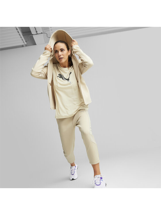 Puma Puma Spodnie dresowe 673118 Beżowy Regular Fit