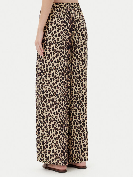 ViCOLO ViCOLO Medžiaginės kelnės TD1432 Smėlio Relaxed Fit