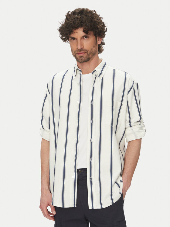 BOSS BOSS Košile Lambey_2 50538296 Écru Relaxed Fit