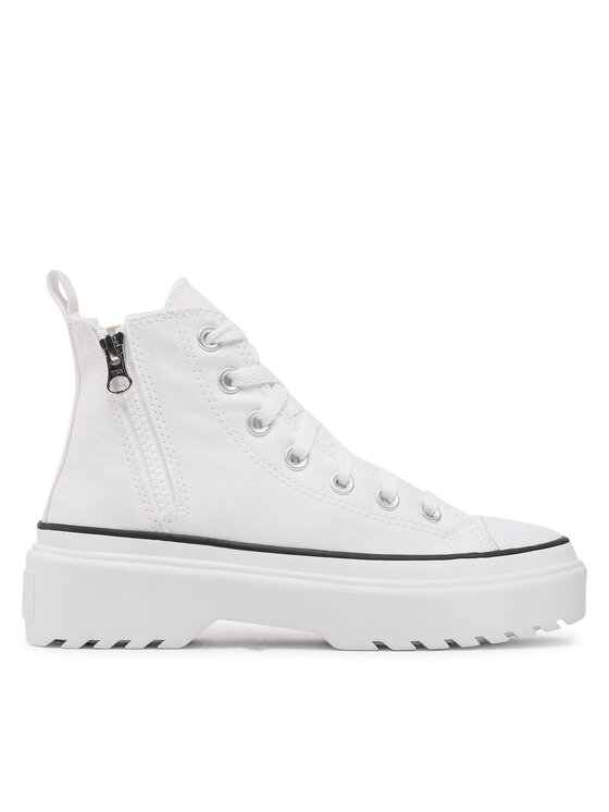 Converse Plátenky Chuck Taylor All Star Lugged Lift Hi A03012C Biela