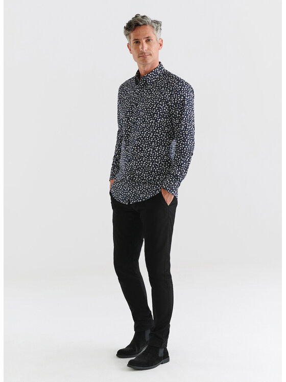 Pako Lorente Pako Lorente Koszula P23WF-1X-005 Granatowy Slim Fit