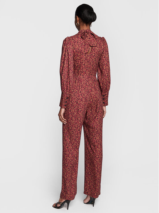 Closet London Closet London Jumpsuit T8628 Dunkelrot Regular Fit