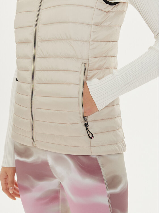 Aulp Aulp Bezrękawnik Monro Beżowy Regular Fit