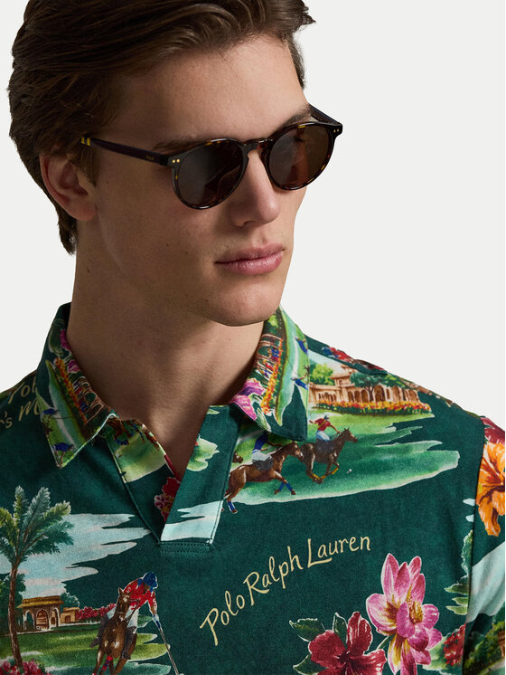 Polo Ralph Lauren Polo Ralph Lauren Pólóing 710B13535001 Zöld Regular Fit