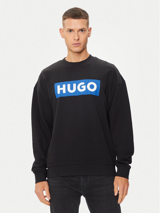 Hugo Bluză Niero 50522375 Negru Regular Fit