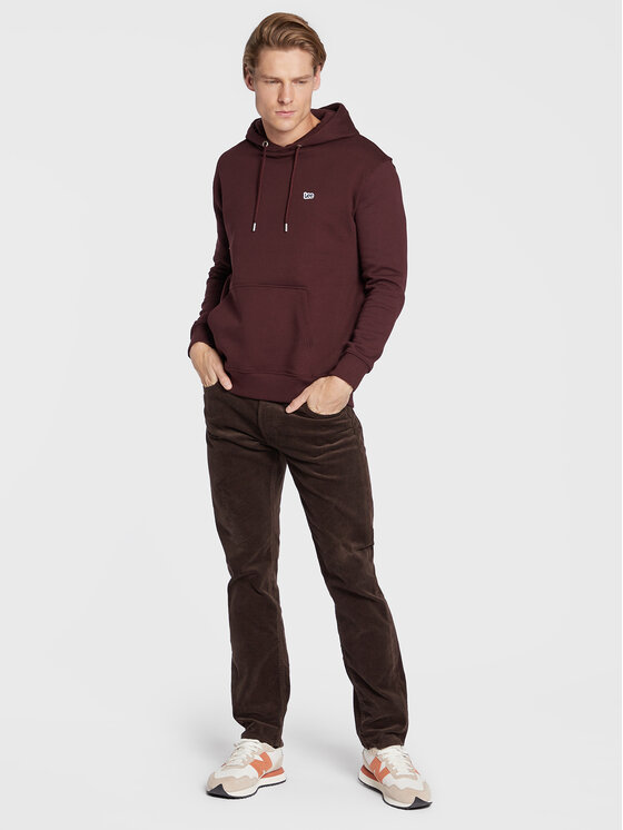 Lee Lee Bluza Plain L80YRY74 112321575 Bordowy Regular Fit