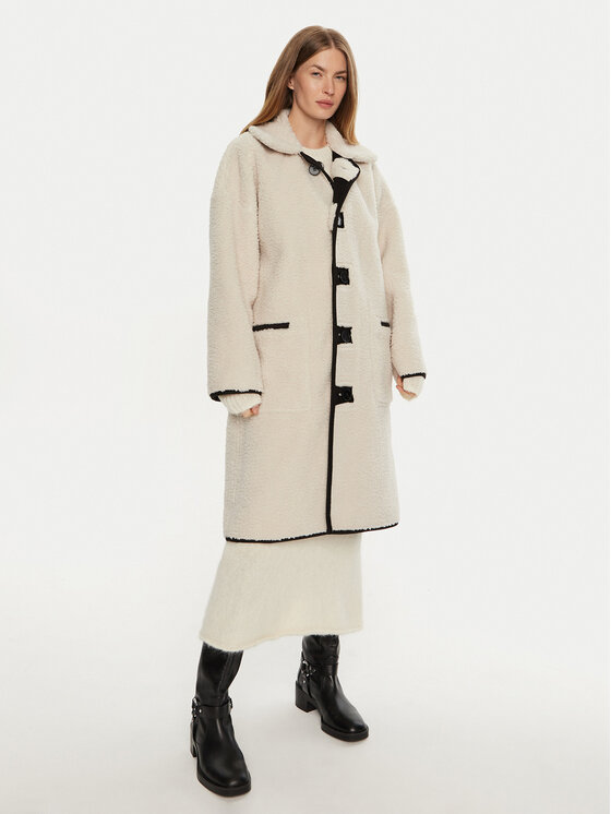 Munthe Munthe Fellmantel Tibur 243154024342 Schwarz Oversize