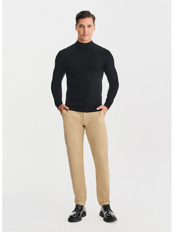 Pako Lorente Pako Lorente Golf P25WB-2X-026 Czarny Classic Fit