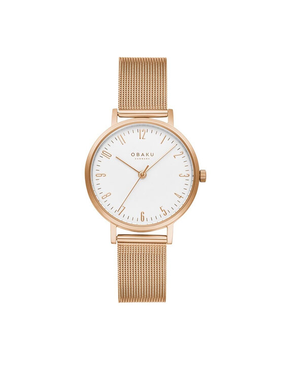 Obaku Obaku Hodinky Brink Lille V248LXVIMV Zlatá