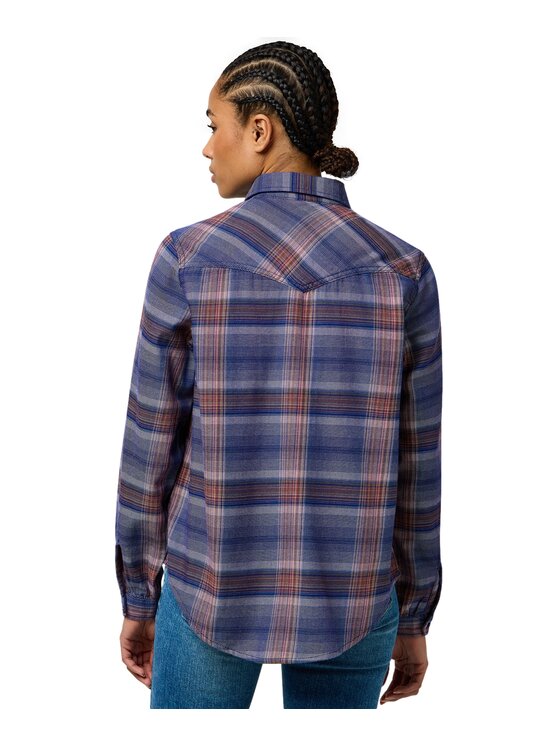 Wrangler Wrangler Koszula 112370788 Niebieski Regular Fit