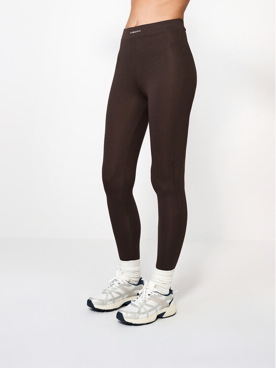 La Mania La Mania Legginsy TONIC Brązowy Active Fit
