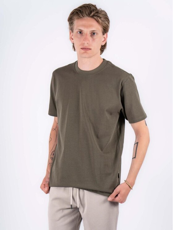 Marcus Marcus T-shirt Joss SS T-shirt Verde Regular Fit