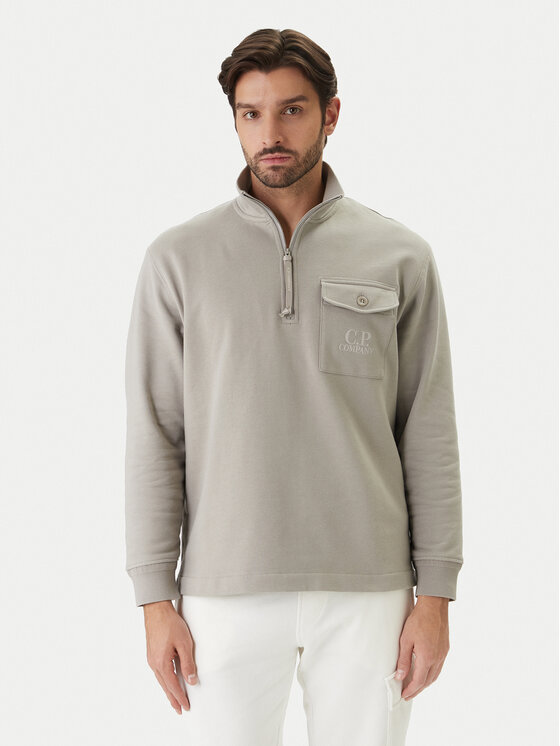 C.P. Company Bluza 20CMSS026A005086W Beżowy Regular Fit