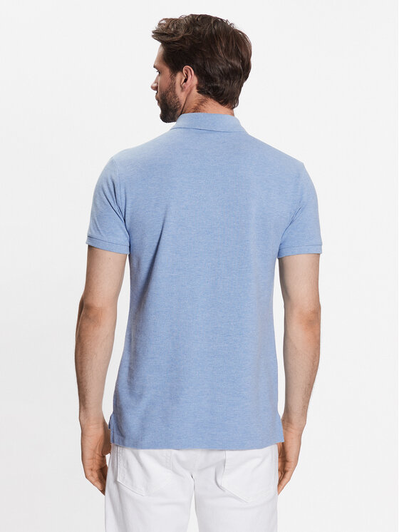 Polo Ralph Lauren Polo Ralph Lauren Тениска с яка и копчета 710548797013 Син Slim Fit