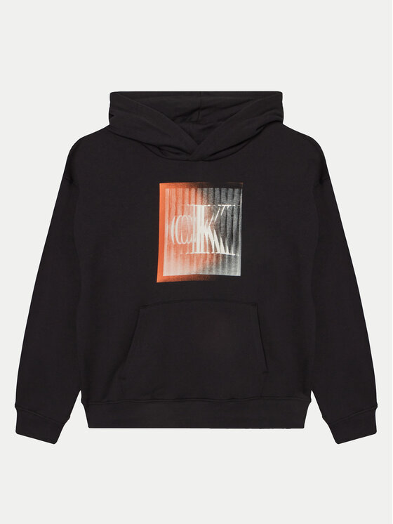 Calvin Klein Jeans Calvin Klein Jeans Sweatshirt IB0IB02380 Schwarz Relaxed Fit