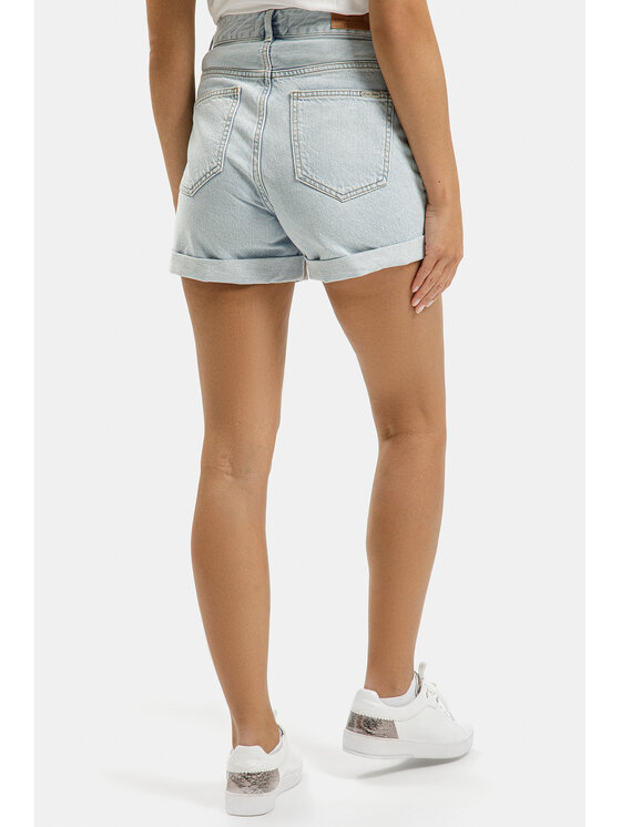 Cross Jeans Cross Jeans Szorty jeansowe F 418-022 Niebieski