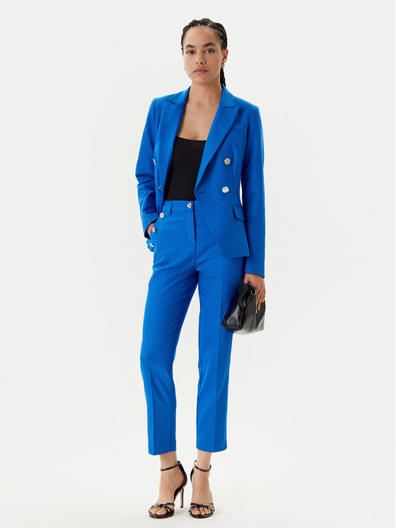 Morgan Morgan Marynarka 251-VPKY.F Niebieski Slim Fit