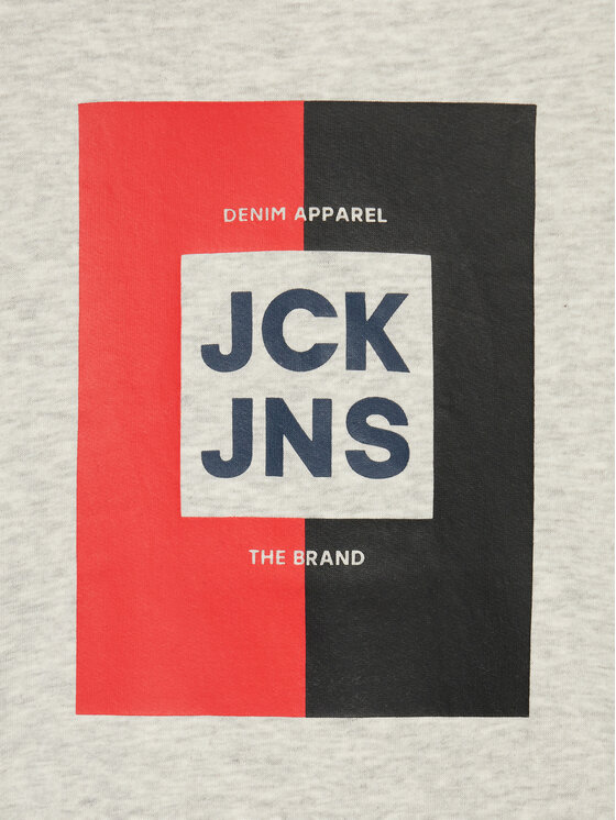 Jack&Jones Junior Jack&Jones Junior Mikina 12237105 Šedá Regular Fit