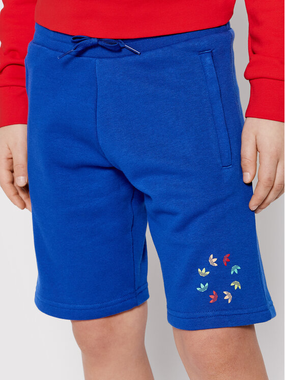 adidas adidas Спортни шорти adicolor HE6833 Син Regular Fit