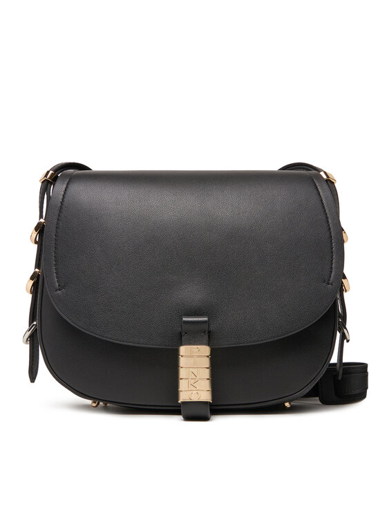Geantă PINKO Saddle Classic PE 25 PLTT 103830 A270 Negru