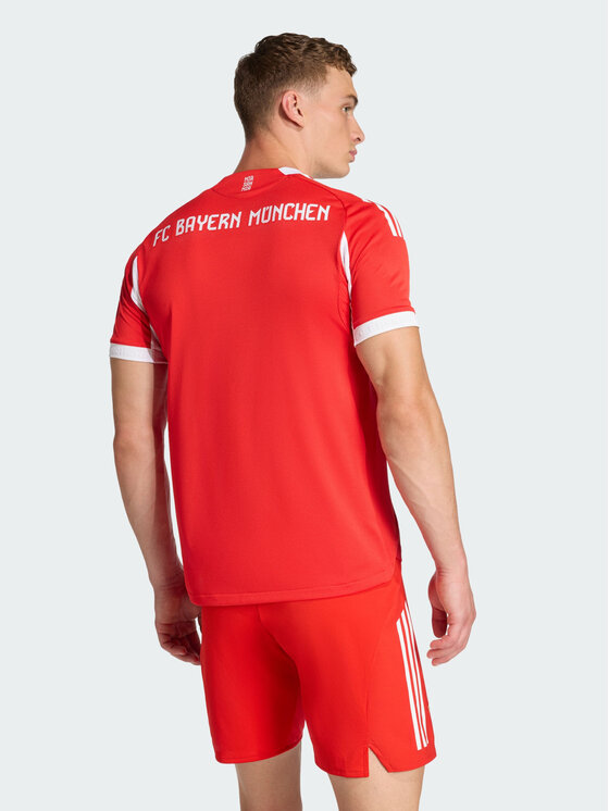 adidas adidas Koszulka techniczna FC Bayern Czerwony Slim Fit
