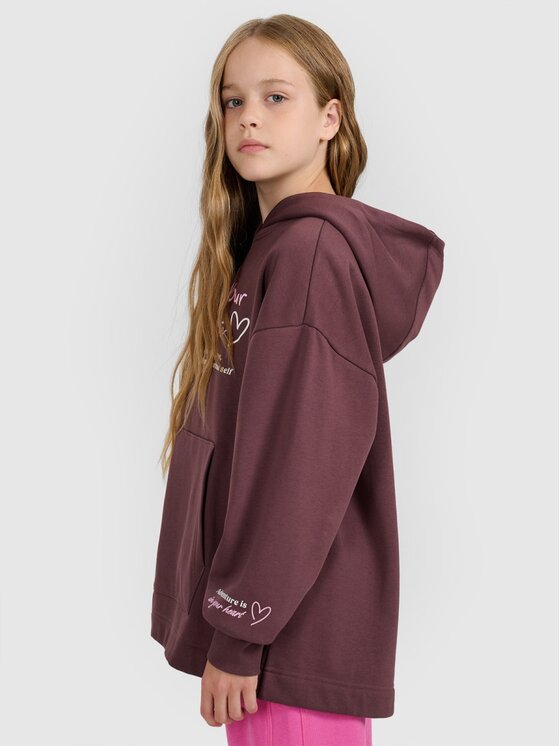 4F 4F Μπλούζα 4FJRAW25TSWSF2429-51S Μωβ Oversize