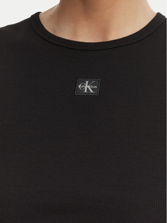 Calvin Klein Jeans Calvin Klein Jeans Top LV047F246G Negru Slim Fit
