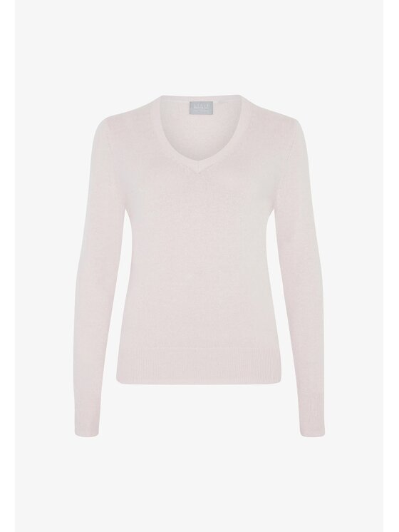 Style Republic Style Republic Sweter Kaszmir Różowy jasny Comfort Fit