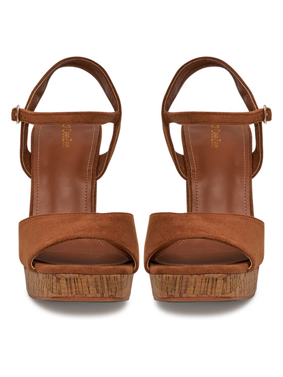DeeZee DeeZee Sandály MS225-38 Hnědá
