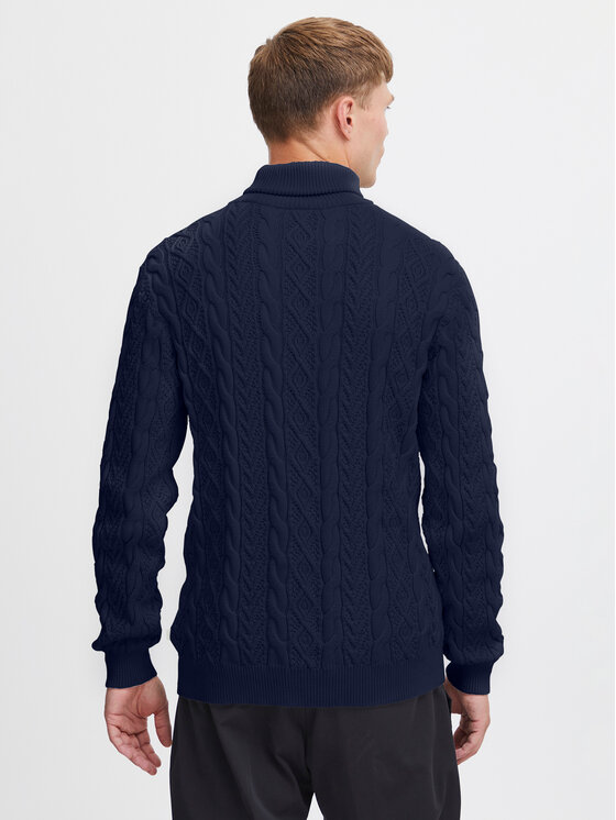 Solid Solid Rollkragenpullover 21107995 Dunkelblau Regular Fit
