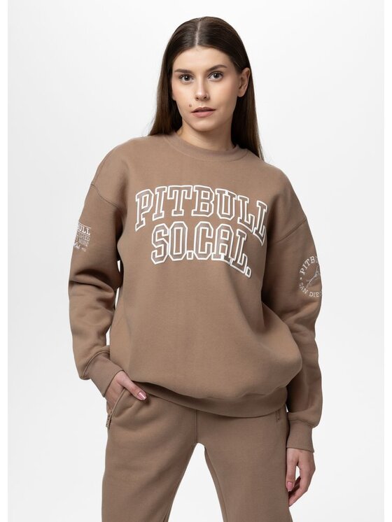 PITBULL PITBULL Bluza FIORA Brązowy Regular Fit