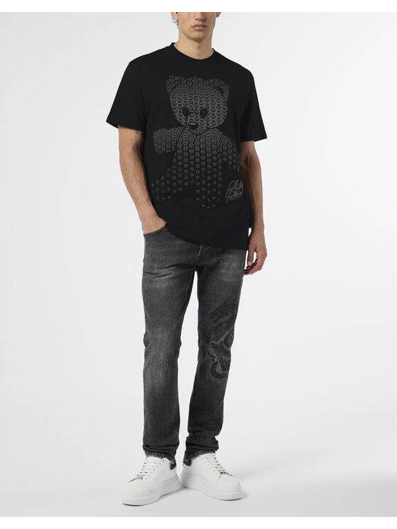 PHILIPP PLEIN PHILIPP PLEIN T-Shirt 29726 Černá Regular Fit