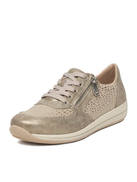 Rieker Rieker Sneakersy N1112-60 Beżowy