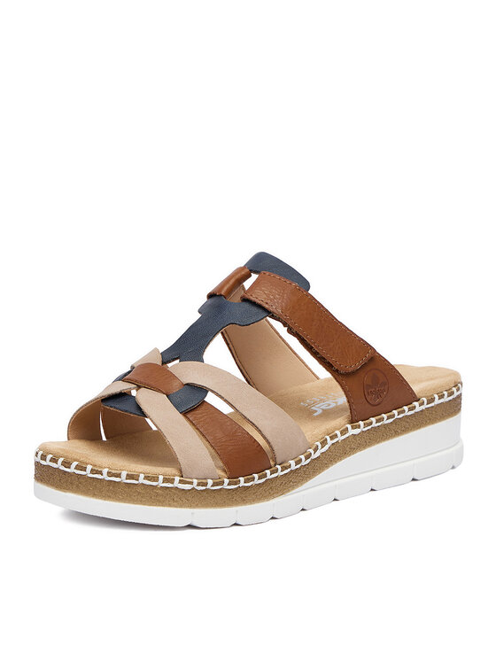 Rieker Rieker Šlepetės CEO-V1291-90 Šviesiai ruda