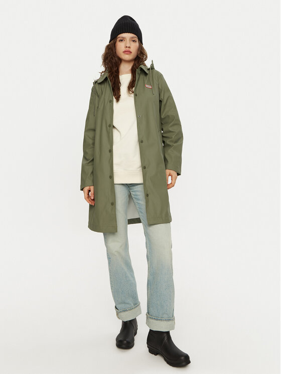 Hunter Hunter Geacă de ploaie Benja HARW0020242 Verde Regular Fit