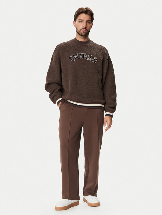 Guess Guess Μπλούζα Z6BR02 Z1741 Καφέ Oversize