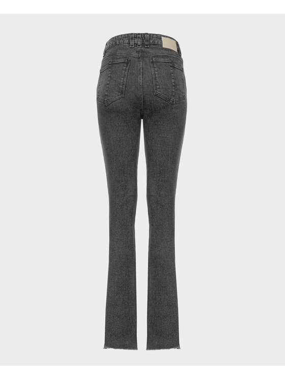 BENU BENU Jeansy Szare Šedá Slim Fit