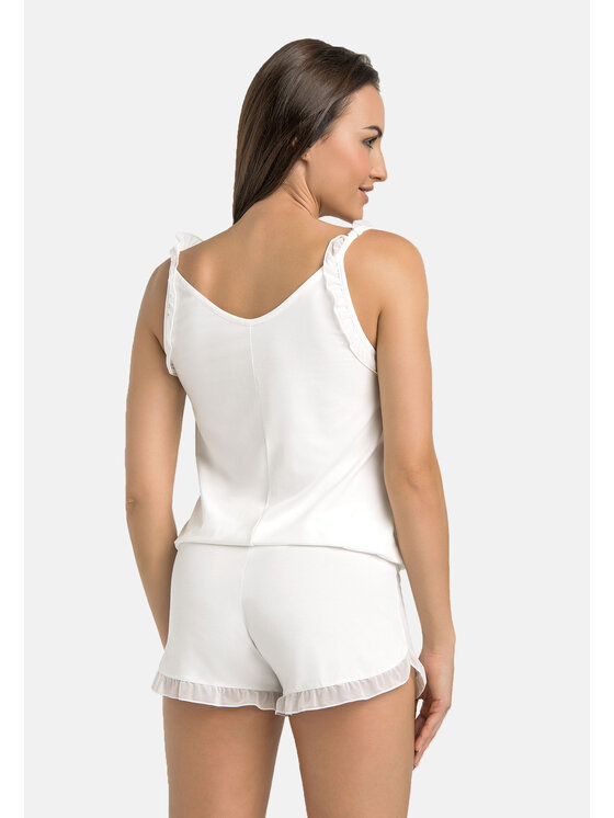 Teyli Teyli Piżama 238 Écru Standard Fit