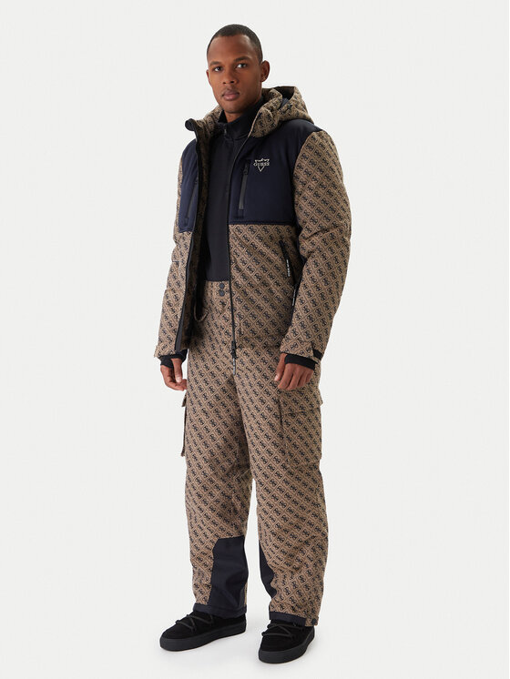 Guess Guess Ски панталони M5BB77 WF182 Кафяв Regular Fit
