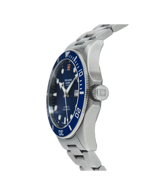 Swiss Alpine Military Uhr 7095.2135 Silberfarben Modivo