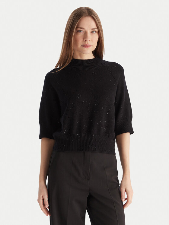 Kontatto Pulover 3M0903C Negru Regular Fit