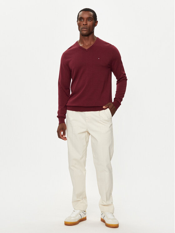 Tommy Hilfiger Tommy Hilfiger Светр MW0MW14745 Бордовий Regular Fit