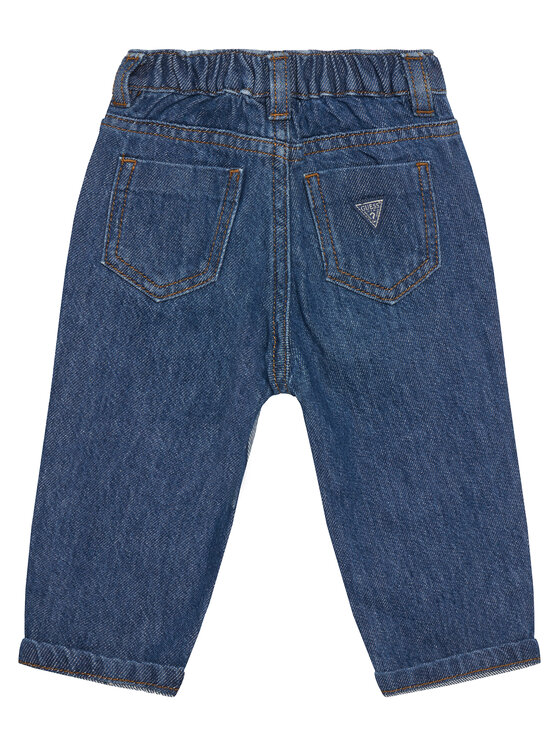 Guess Guess Jeans hlače N6RA04 D7070 Modra Regular Fit