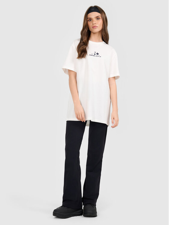 4F 4F T-Shirt SUMMIT BLISS Kremowy Oversize