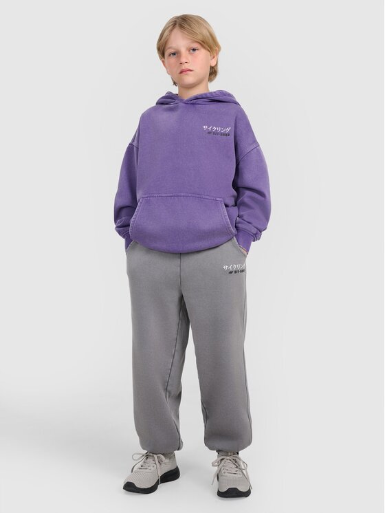 4F 4F Παντελόνι φόρμας 4FJRAW25TTROM1528-24S Γκρι Oversize