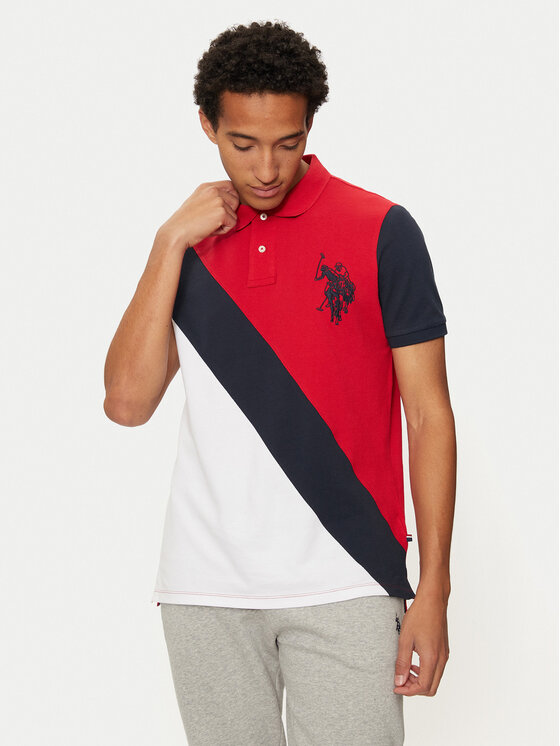 U.S. Polo Assn. Tricou polo MUP3628 Colorat Regular Fit