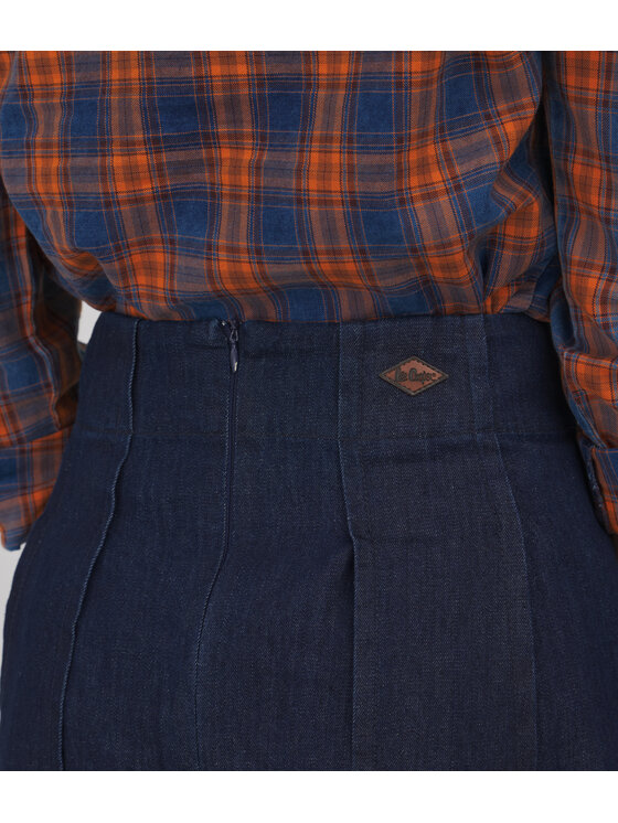 Lee Cooper Lee Cooper Spódnica jeansowa HOA Niebieski Regular Fit